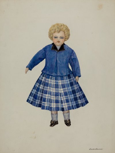 Oyuncak Bebek - Leslie Simpson, c. 1937 by Josephine C. Romano