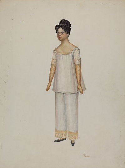 Oyuncak Bebek - Lydia Sherman, c. 1937. by Josephine C. Romano