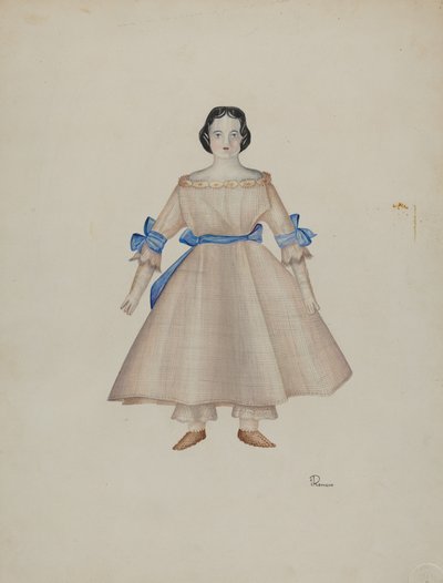 Bebek - Mary, c. 1939. by Josephine C. Romano