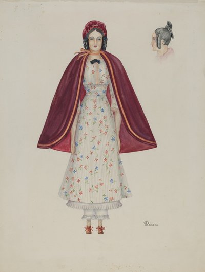 Oyuncak Bebek - Narcissa Savery, c. 1937. by Josephine C. Romano