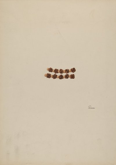 Tespih Boncukları, c. 1940. by Josephine C. Romano