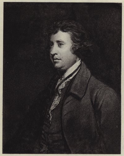 Edmund Burke (taş) by Joshua (after) Reynolds