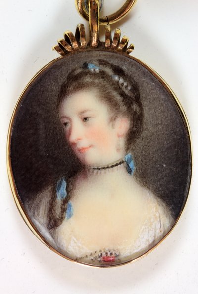 Leydi Anne Campbell, Strafford Kontesi (emaye) by Joshua (after) Reynolds
