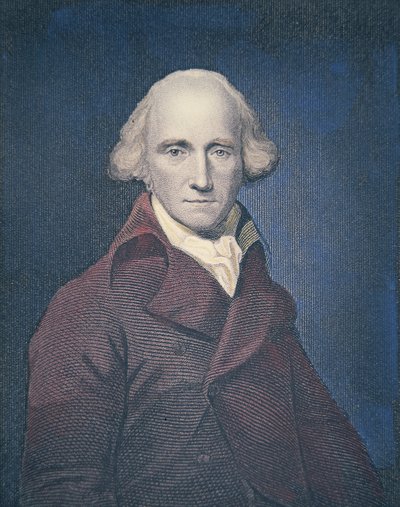 Warren Hastings, gravür H. Robinson, c.1835 (renkli taş) by Joshua (after) Reynolds