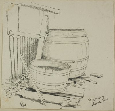 Lavabo ve Varil by Joshua Cristall