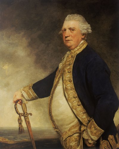 Amiral Augustus Keppel (1725-1786) by Joshua Reynolds