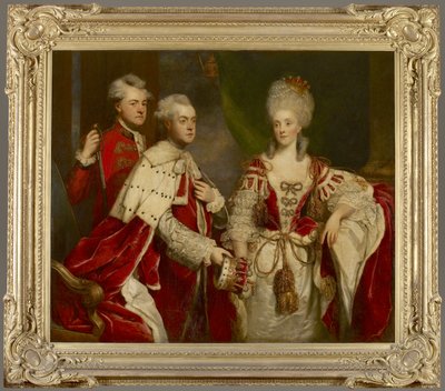 George, 2. Earl Harcourt, eşi Elizabeth ve kardeşi William, 1780 by Joshua Reynolds