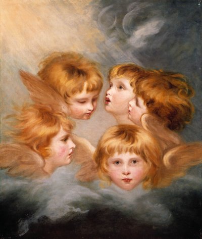 Meleklerin Başı: Bayan Frances Gordon by Joshua Reynolds