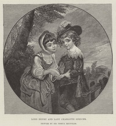 Lord Henry ve Leydi Charlotte Spencer by Joshua Reynolds