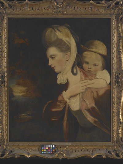 Geri Alma (Bayan Payne Gallaway Ve Çocuk) (Kopyası) (tuval üzerine yağlıboya) by Joshua Reynolds