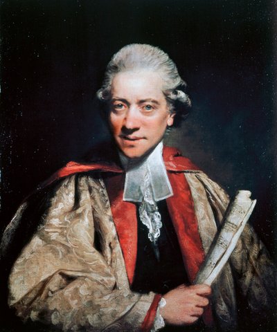 Charles Burney (1726-1814), besteci, orgcu ve müzik tarihçisi portresi by Joshua Reynolds