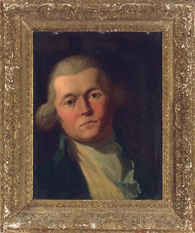 Mavi paltolu ve sarı yelekli, göğüs boyunda bir beyefendinin portresi by Joshua Reynolds