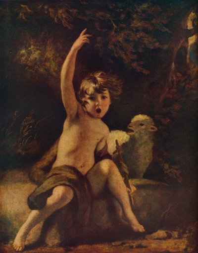 Vahşi Doğada Aziz John, c1776 by Joshua Reynolds