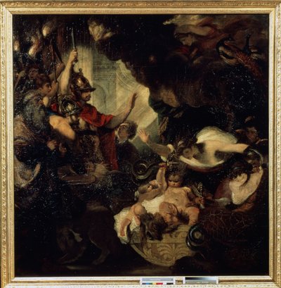Yılanları Boğan Bebek Herkül, 1786-88 by Joshua Reynolds