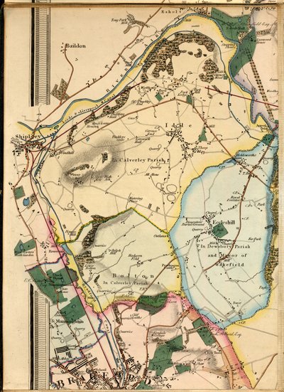 B1, Idle, Shipley, Esholt Hall, Eccleshill ve Bradford