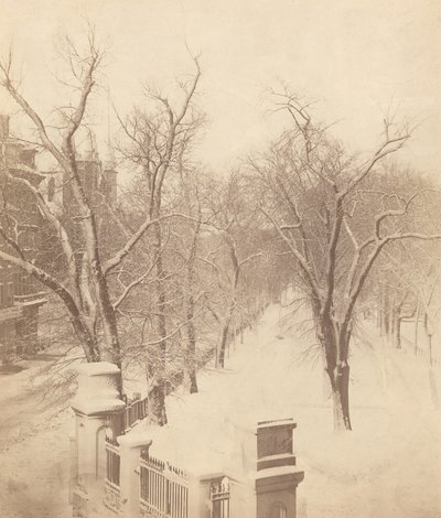 Boston Ortak Kar Manzarası by Josiah Johnson Hawes