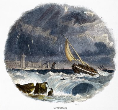 Doğa Olaylarından Musonlar, 1849 by Josiah Wood Whymper