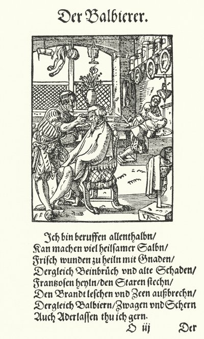 Berber (gravür) by Jost (after) Amman