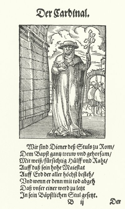 Kardinal (gravür) by Jost (after) Amman