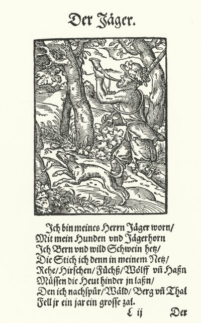 Avcı (gravür) by Jost (after) Amman