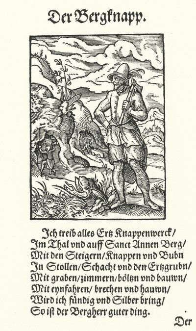Madenci (gravür) by Jost (after) Amman
