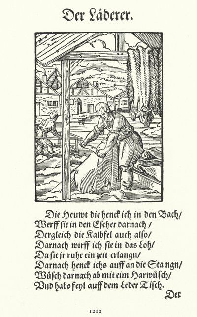 Tanner (gravür) by Jost (after) Amman