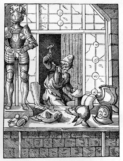Zırhçı, c1559-1591 by Jost Amman