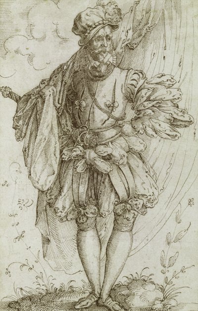 Bir Bayrak Taşıyan Teğmen, 1560