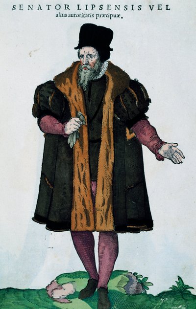 Leipzig senatörü, Habit