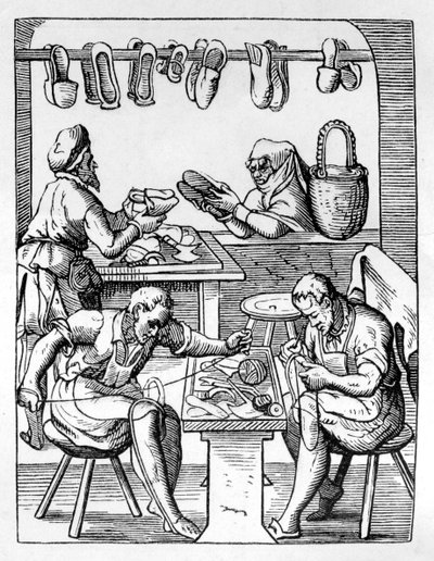 Shoemaker, c1559-1591 by Jost Amman