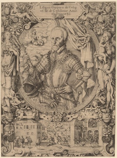 Gaspar de Coligny, 1573. by Jost Ammon