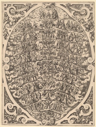 Göklerin Hiyerarşisi, 1579. by Jost Ammon