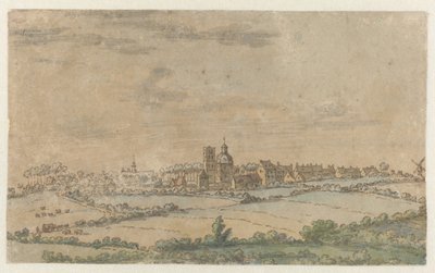 Scherpenheuvel'in görünümü, Flaman Brabant by Josua de Grave (attributed to)