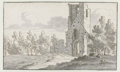 Lahey yakınlarındaki Eik en Duinen Şapeli Harabeleri by Josua de Grave