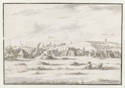 Leuven yakınlarındaki Willem III Ordusu