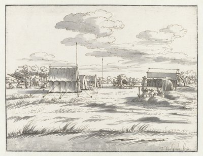 Leuven yakınlarındaki Willem III Ordusu