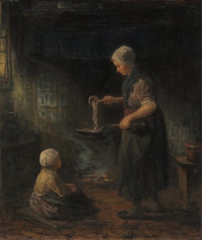 Krepler, c. 1875 (kumaş üzerine yağlı boya) by Jozef (1824 1911) Israels