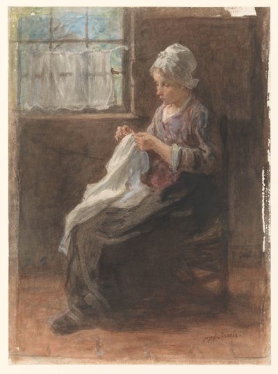 terzi by Jozef Israëls (signed by artist)