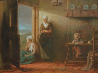 Fırtına sonrası by Jozef Israëls
