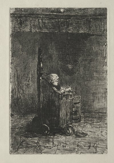 Bebek Koltuğunda by Jozef Israëls