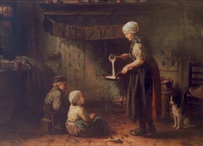 La Fête de Jeanne / Gözleme by Jozef Israëls