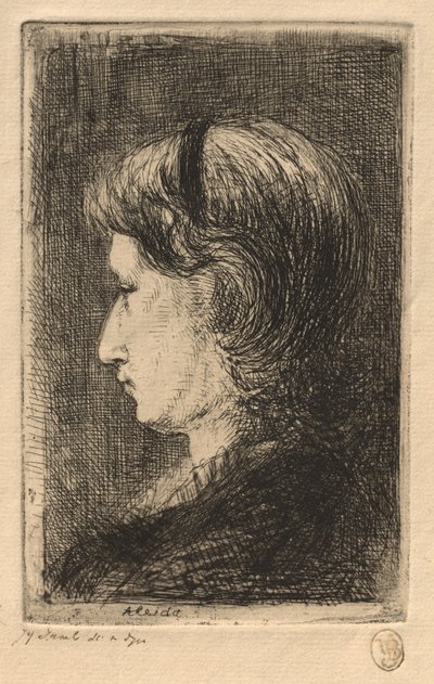 Bayan Portresi İsrail, 1875. by Jozef Israëls