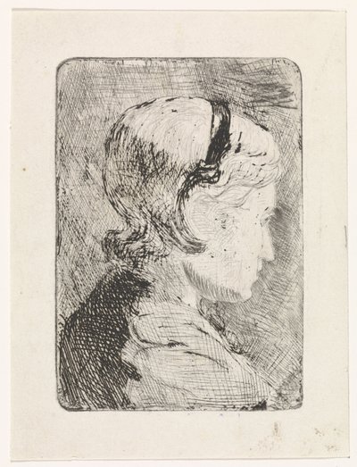 Aleida Koyunun Portresi by Jozef Israëls