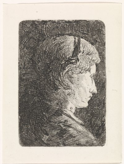 Aleida Koyunun Portresi by Jozef Israëls