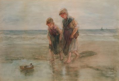 Tekneye Yelken Açmak by Jozef Israëls