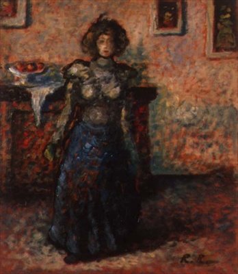 Mahrem Bir Sahne, c.1895 (panel) by József Rippl Rónai