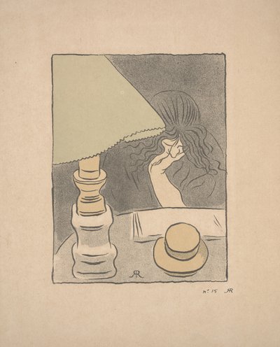 Lambalı Okuyucu by József Rippl Rónai