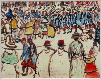 Le Départ. sen trene git by József Rippl Rónai