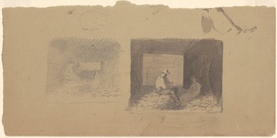Mısır Toplayan Çiftçilerin Çalışmaları by Jr. Enoch Wood Perry