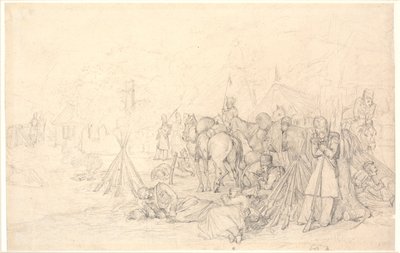 Bir savaştan sonra sandıkta bivouacs olarak Fransızca by Jørgen V. Sonne